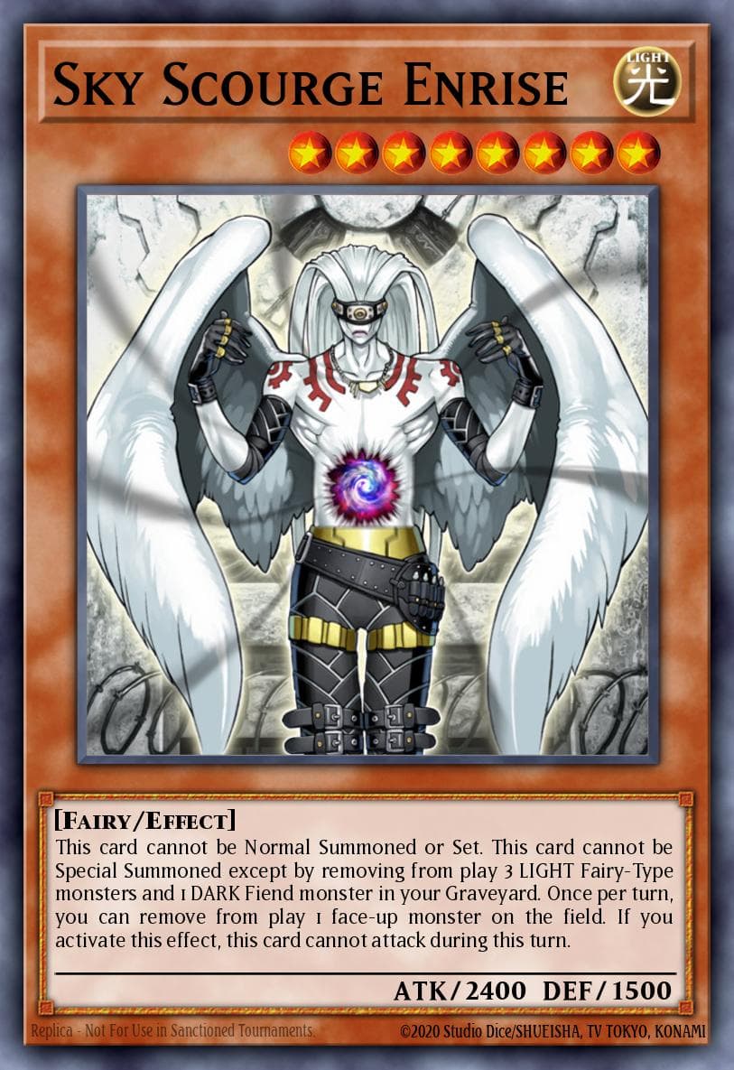 Sky Scourge Enrise — Force of the Breaker Yu-Gi-Oh! card by KAZUKI TAKAHASHI