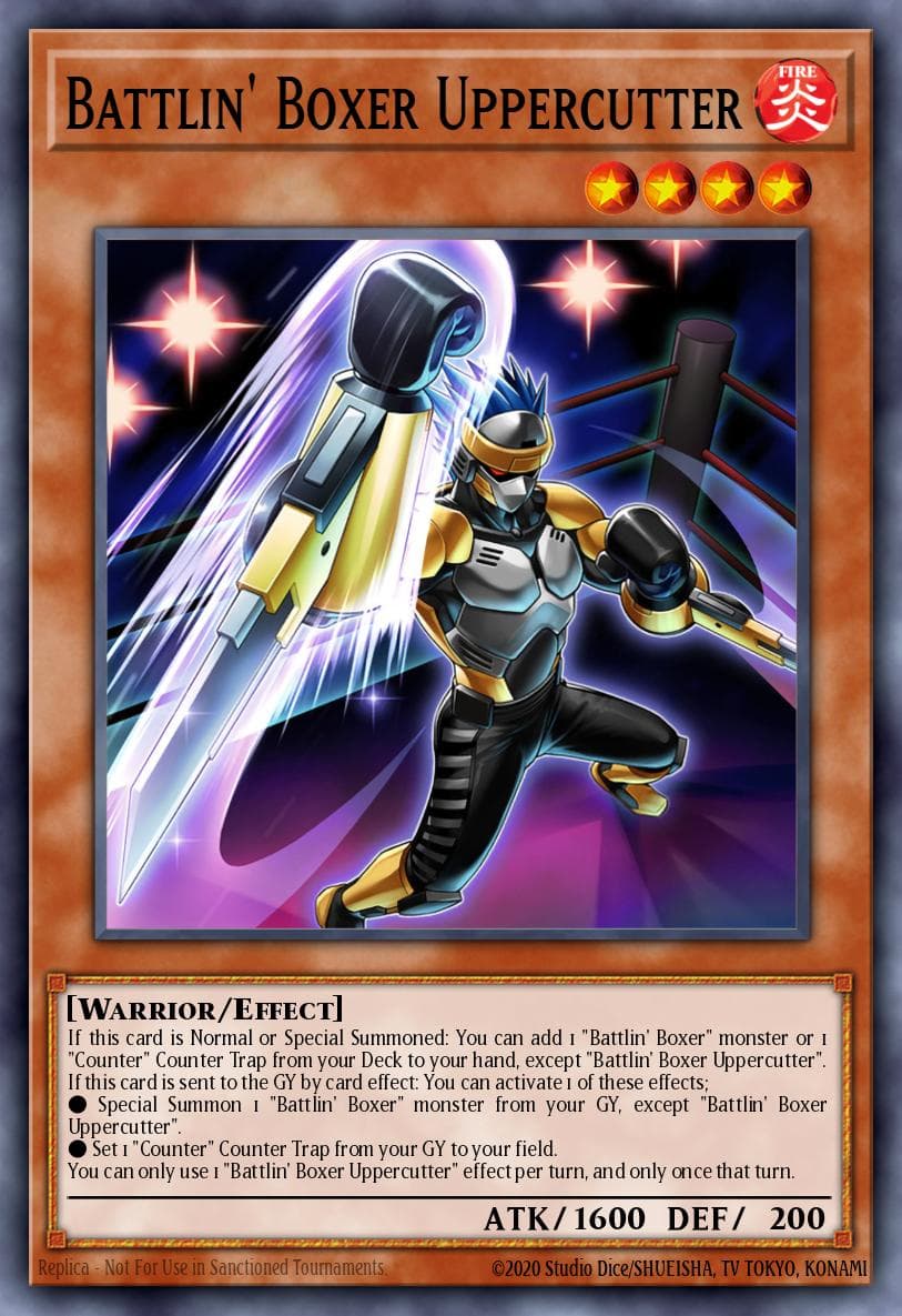Battlin' Boxer Uppercutter — Yu-Gi-Oh! card
