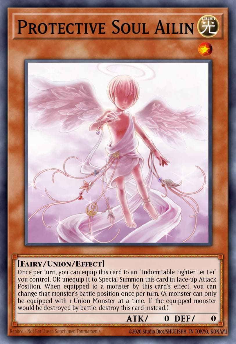 Protective Soul Ailin — Cybernetic Revolution Yu-Gi-Oh! card by KAZUKI TAKAHASHI