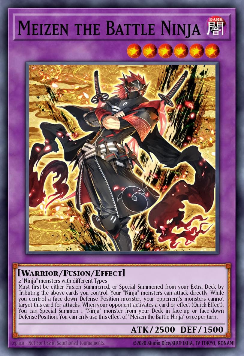 Meizen the Battle Ninja — 25th Anniversary Tin: Dueling Heroes Mega Pack