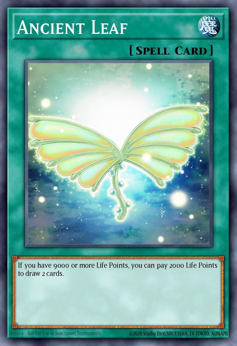 Ancient Leaf — Ancient Prophecy Yu-Gi-Oh! card by KAZUKI TAKAHASHI