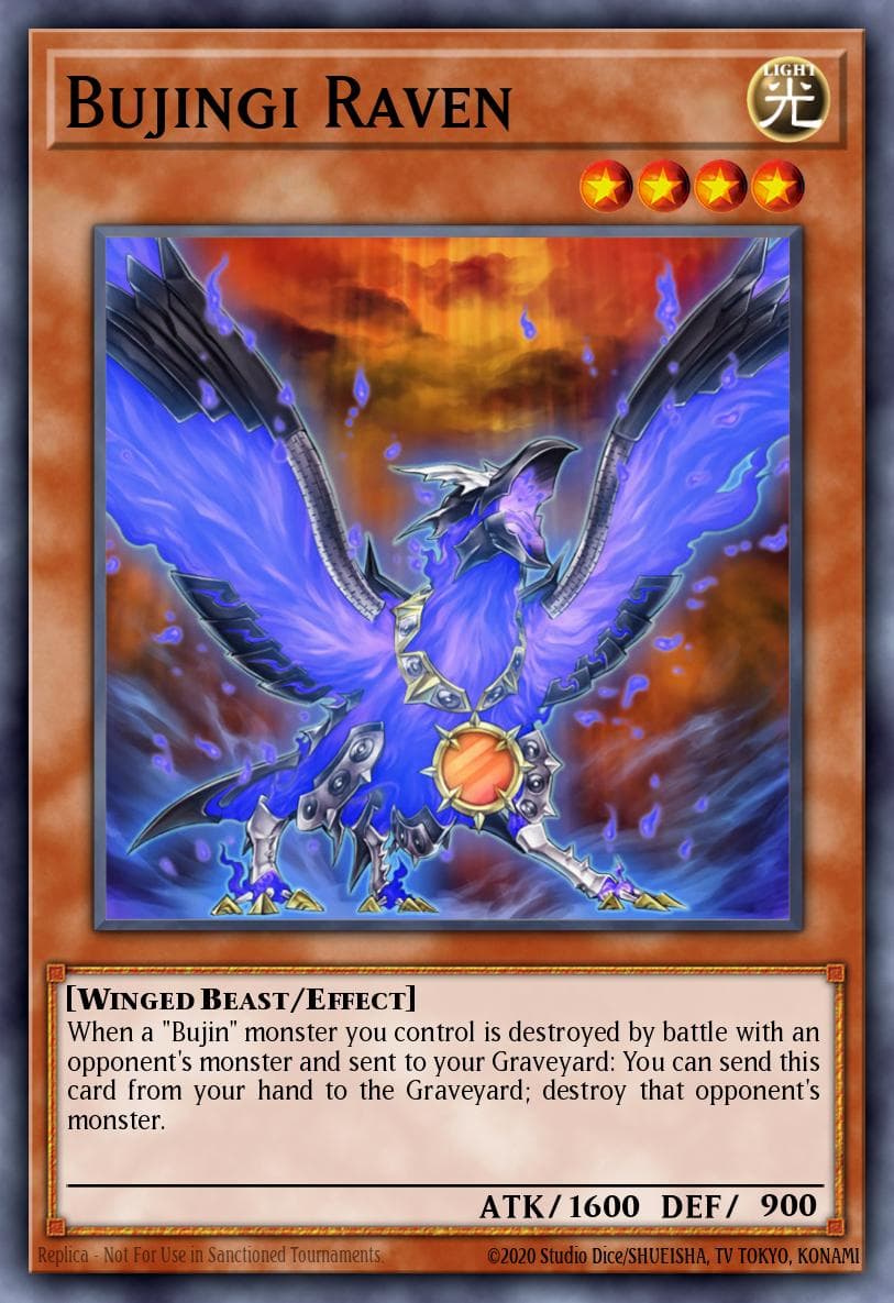 Bujingi Raven — 2014 Mega-Tins Mega Pack Yu-Gi-Oh! card by KAZUKI TAKAHASHI