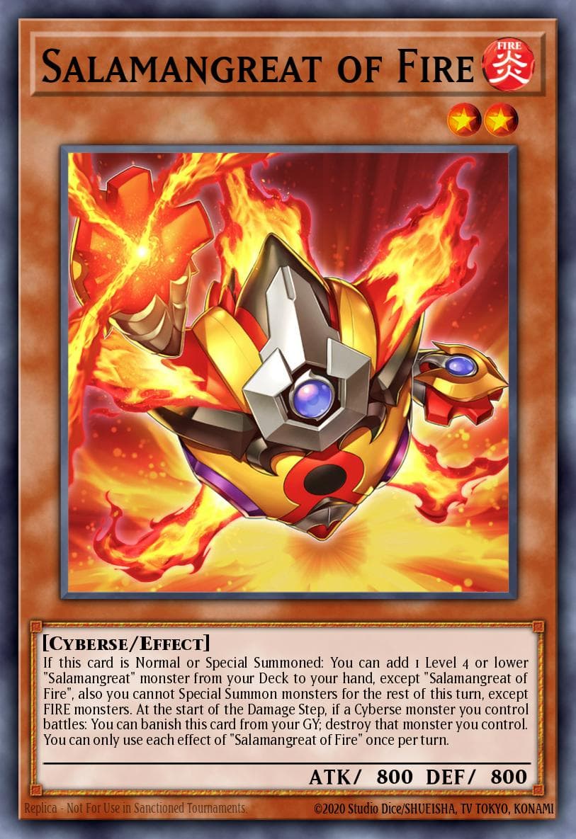 Salamangreat of Fire — Legendary Duelists: Soulburning Volcano