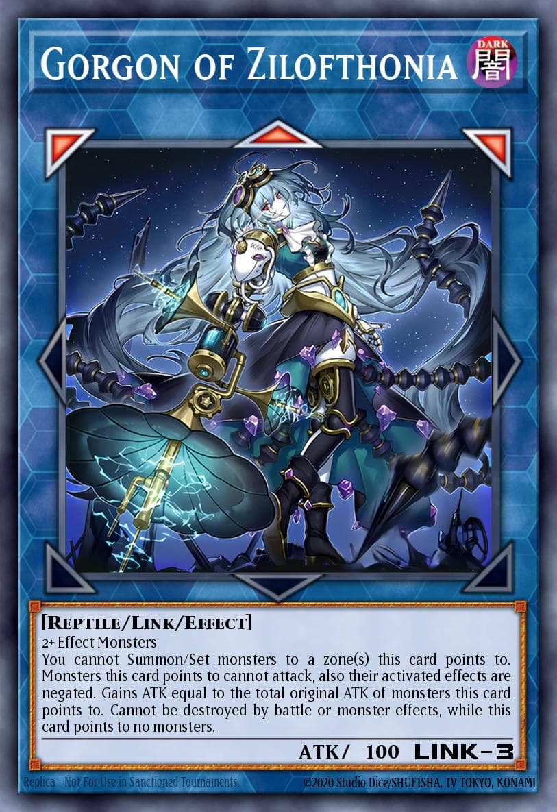 Gorgon of Zilofthonia — Duelist's Advance Yu-Gi-Oh! card by Mitsuhiro Arita