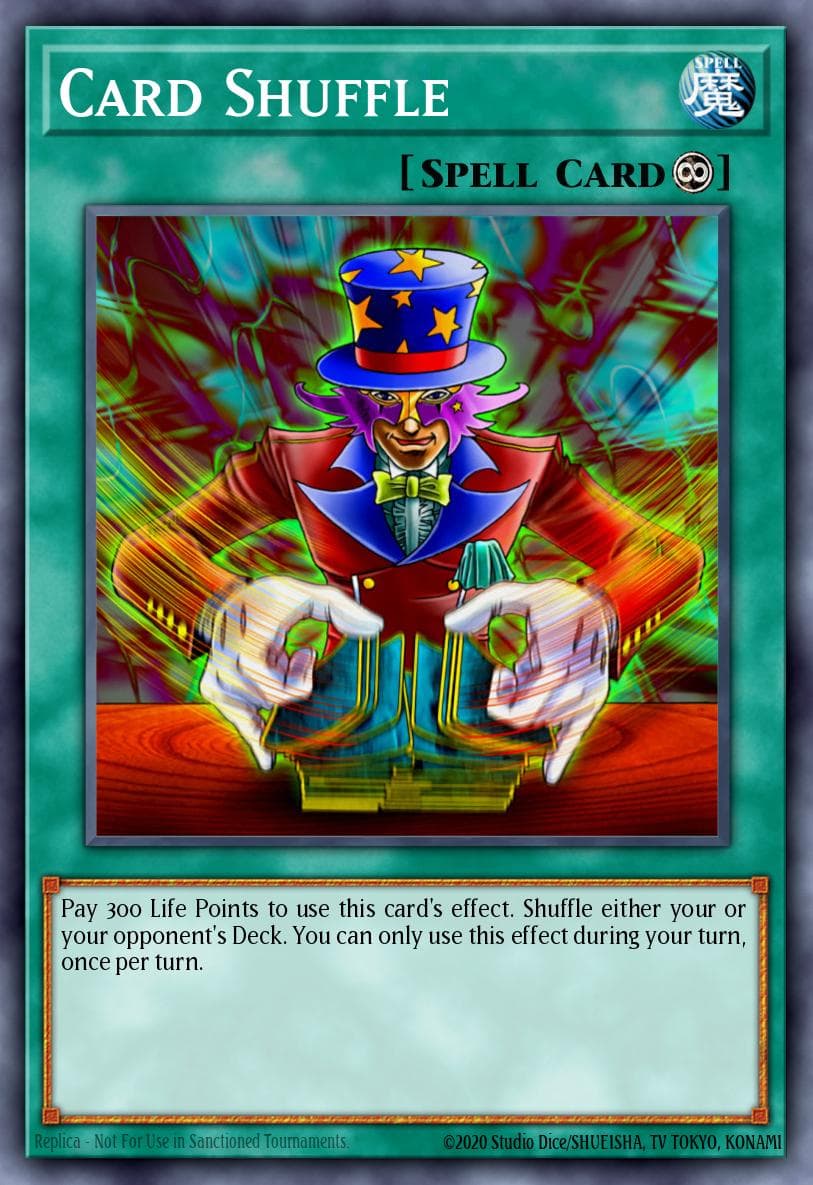 Card Shuffle — Pharaonic Guardian Yu-Gi-Oh! card by KAZUKI TAKAHASHI