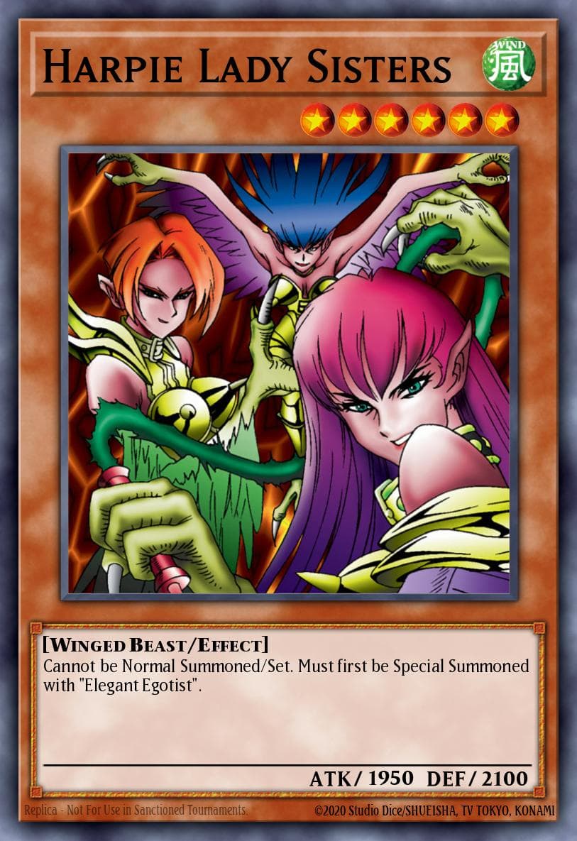 Harpie Lady Sisters — Yu-Gi-Oh! card
