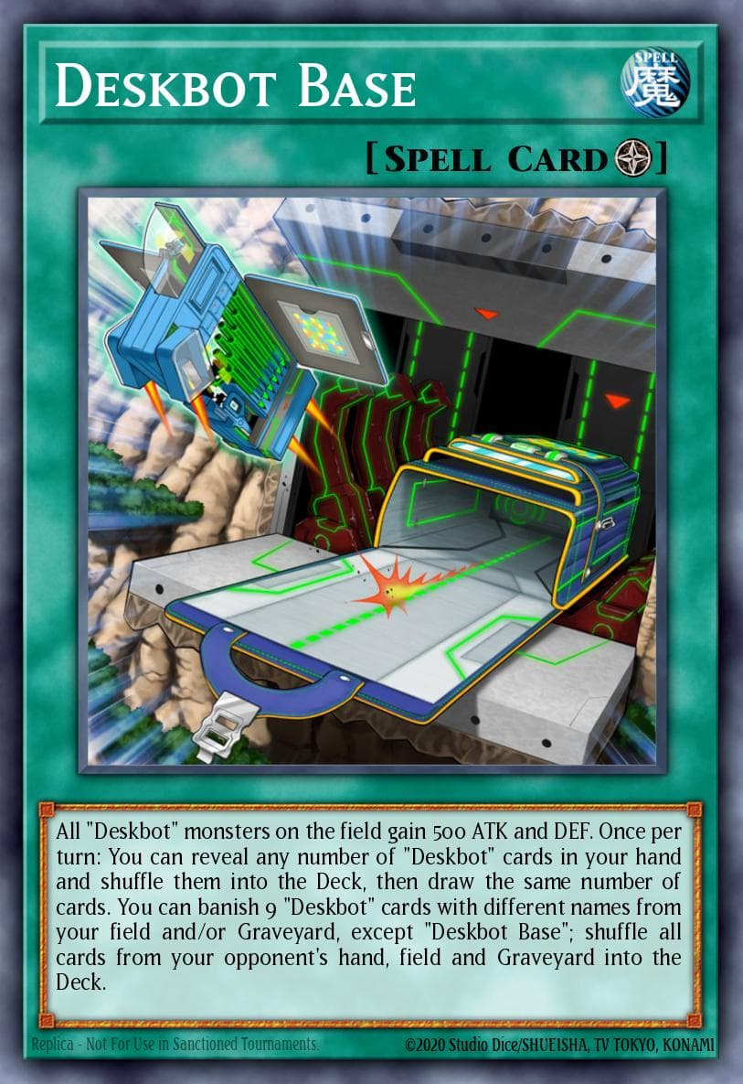 Deskbot Base — 2017 Mega-Tins Mega Pack Yu-Gi-Oh! card by KAZUKI TAKAHASHI