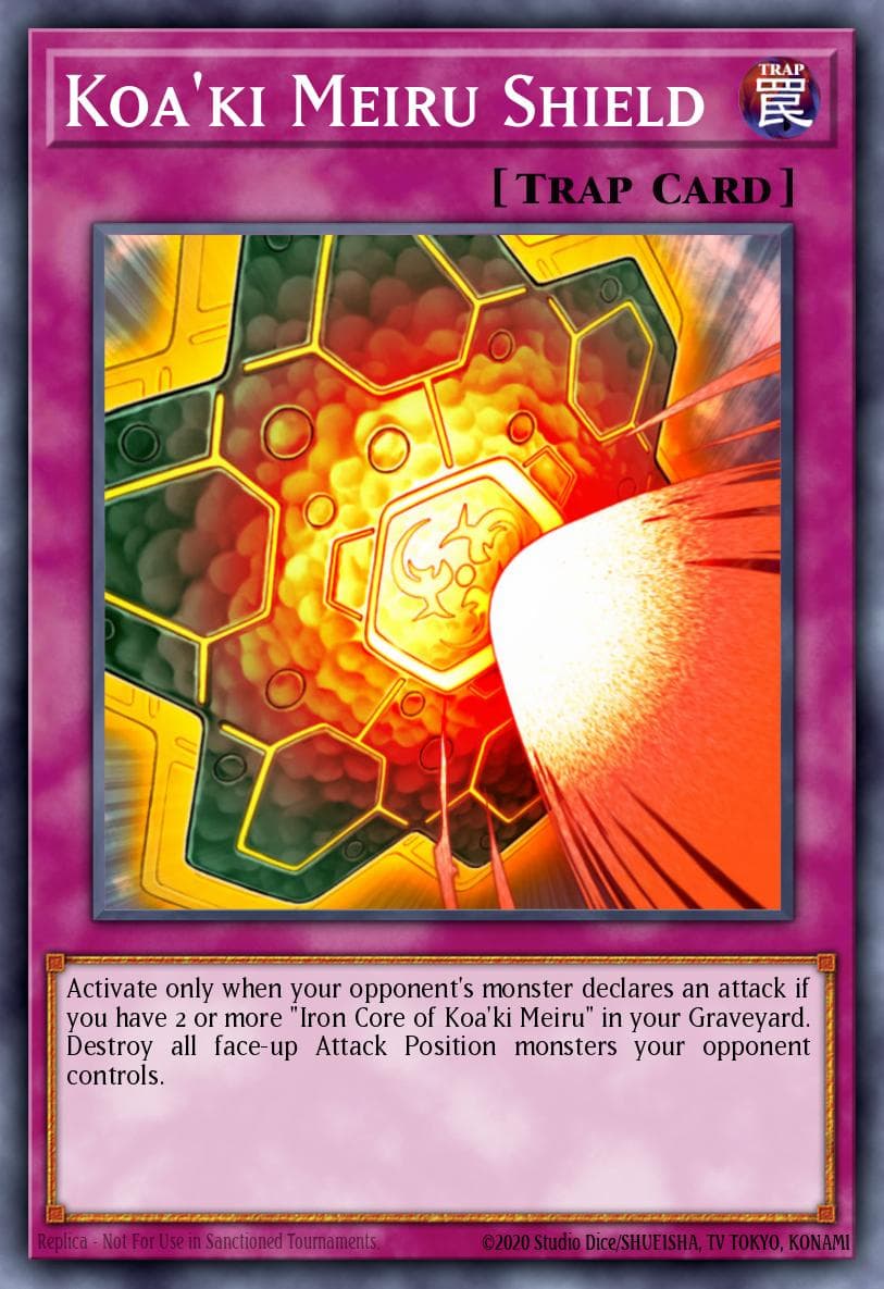 Koa'ki Meiru Shield — The Shining Darkness