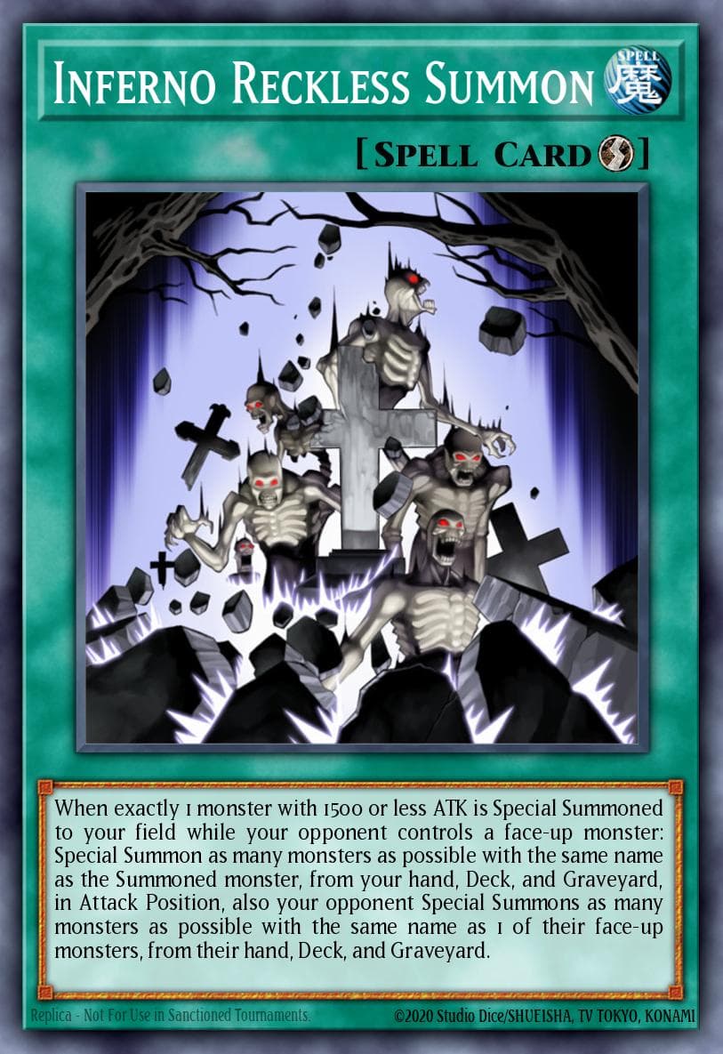 Inferno Reckless Summon — Yu-Gi-Oh! card