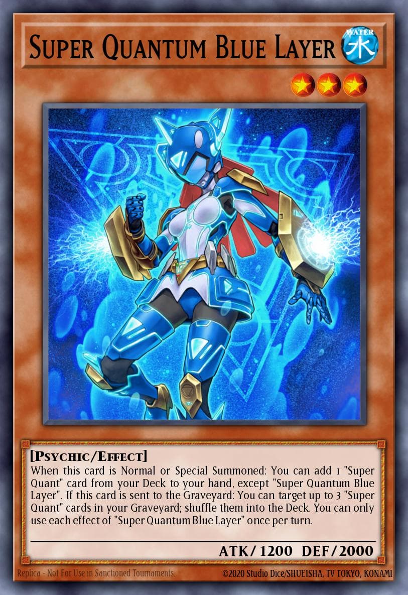 Super Quantum Blue Layer — Yu-Gi-Oh! card