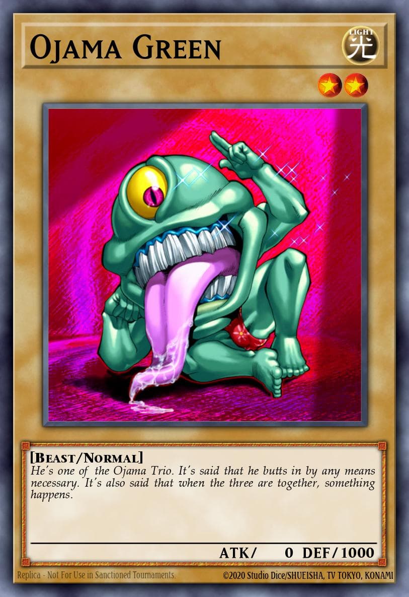 Ojama Green — Yu-Gi-Oh! card