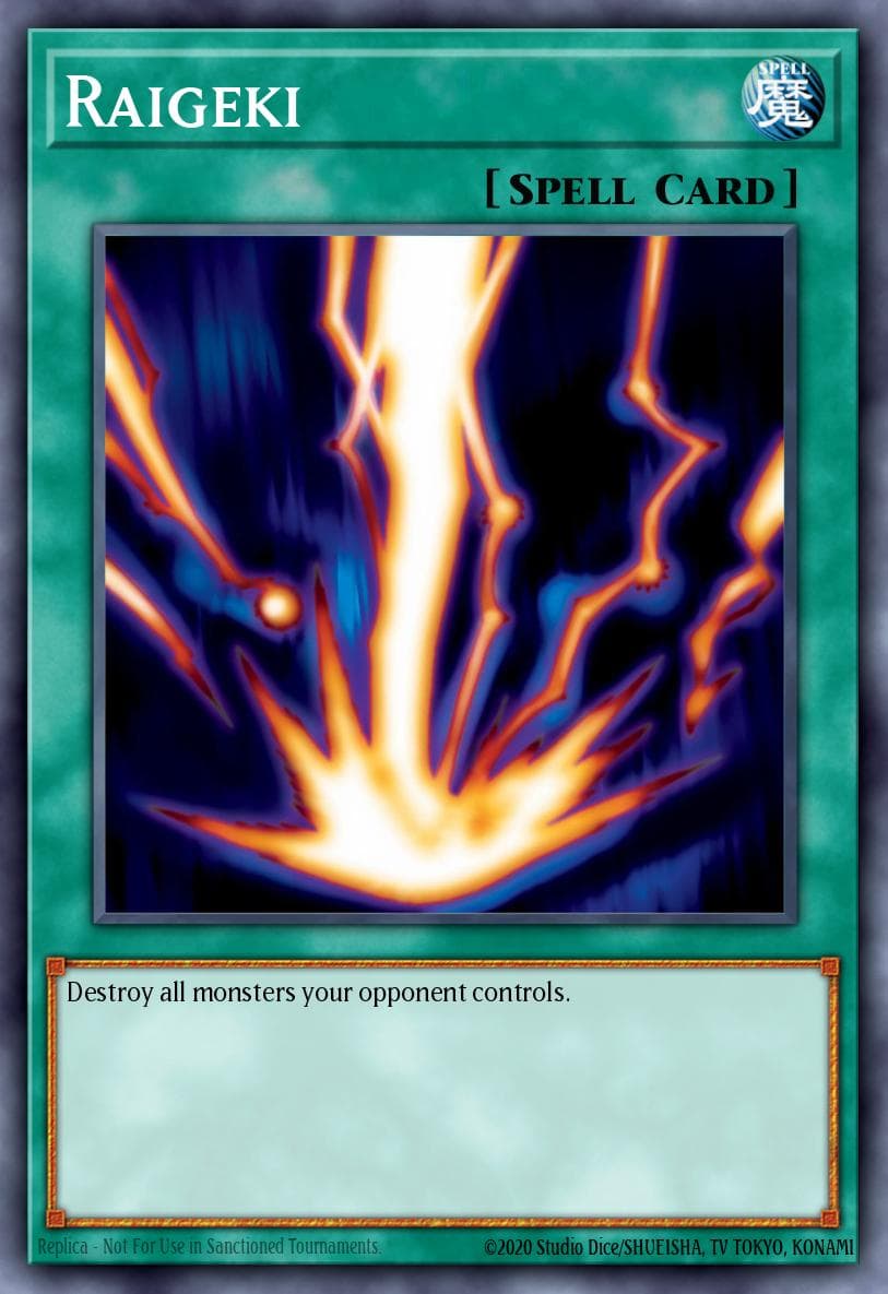 Raigeki — Yu-Gi-Oh! card