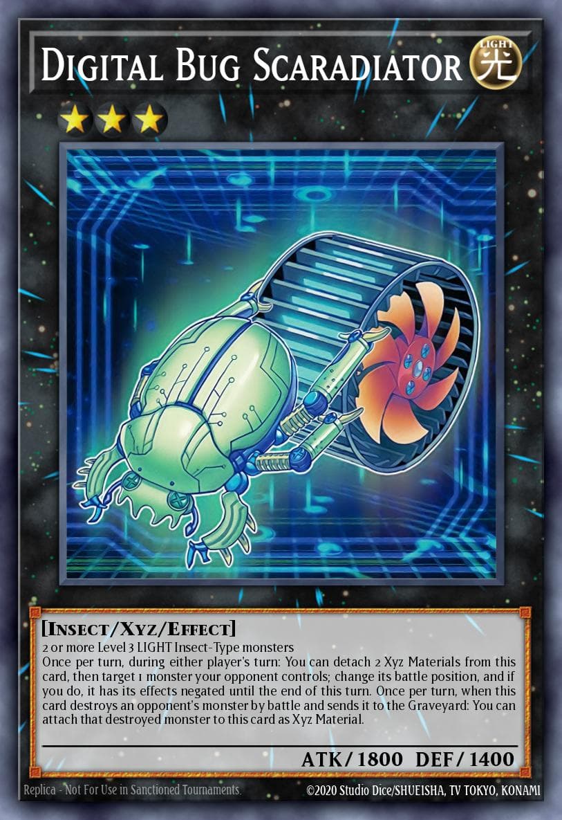 Digital Bug Scaradiator — 2017 Mega-Tins Mega Pack Yu-Gi-Oh! card by KAZUKI TAKAHASHI