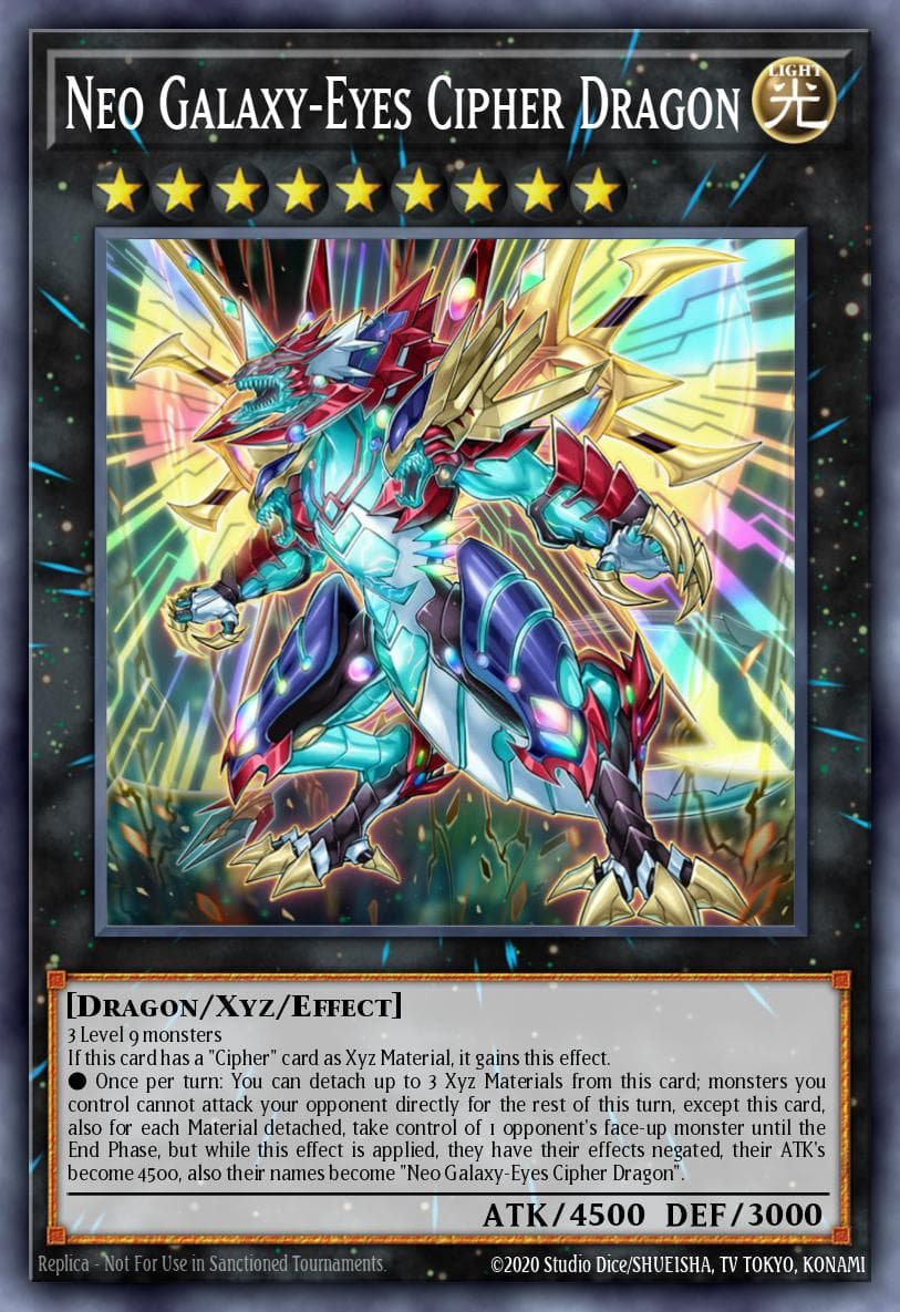 Neo Galaxy-Eyes Cipher Dragon — Duelist Pack: Dimensional Guardians Yu-Gi-Oh! card by KAZUKI TAKAHASHI