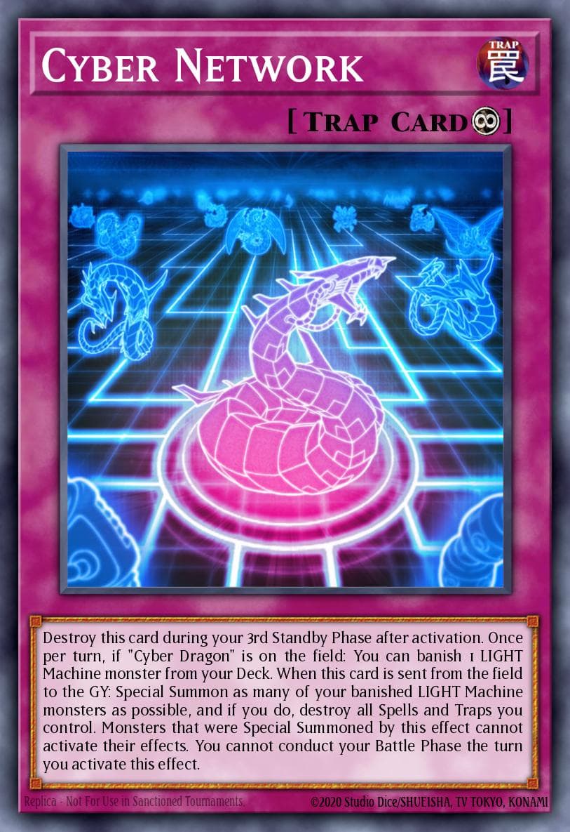 Cyber Network — Structure Deck: Cyber Dragon Revolution Yu-Gi-Oh! card by KAIJI