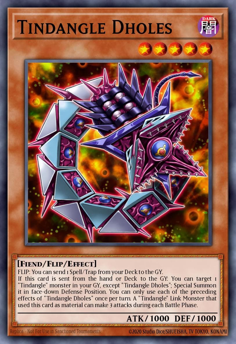 Tindangle Dholes — King's Court Yu-Gi-Oh! card by Studio Dice