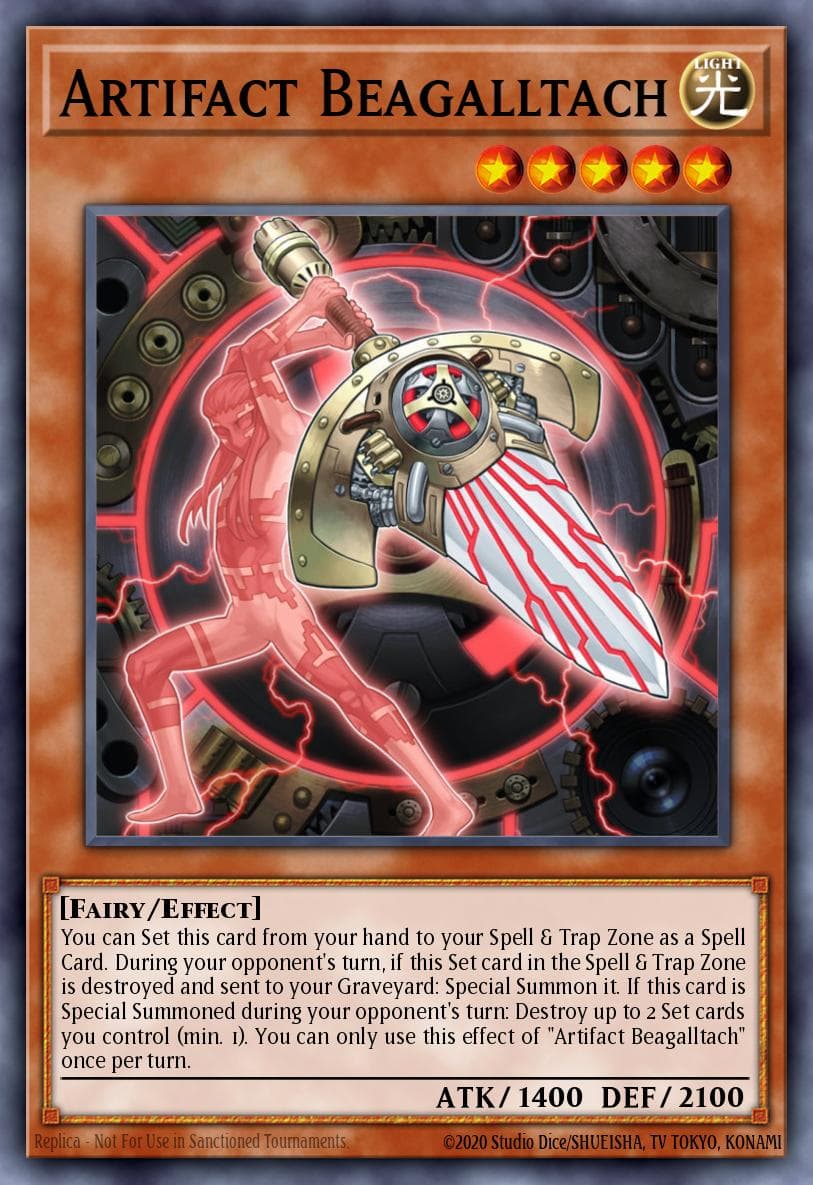 Artifact Beagalltach — 2015 Mega-Tins Mega Pack Yu-Gi-Oh! card by KAZUKI TAKAHASHI