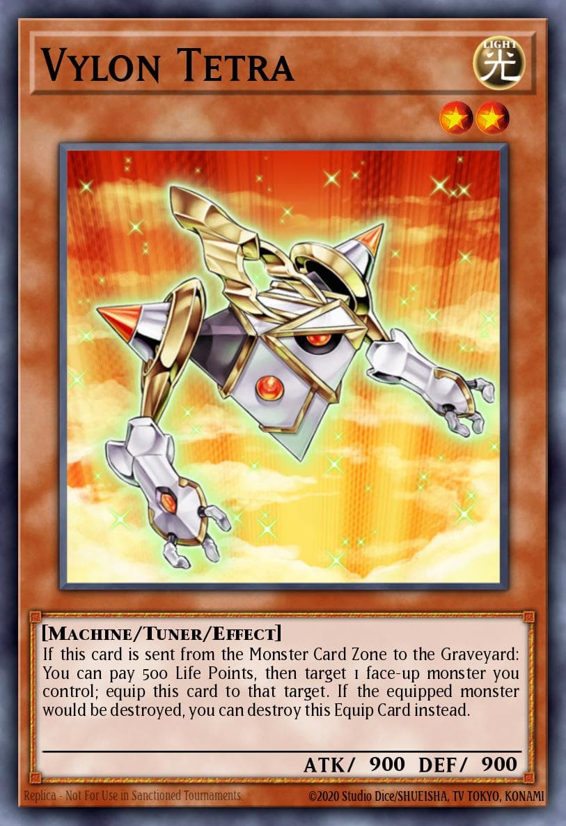 Vylon Tetra — Hidden Arsenal 6: Omega Xyz Yu-Gi-Oh! card by KAZUKI TAKAHASHI
