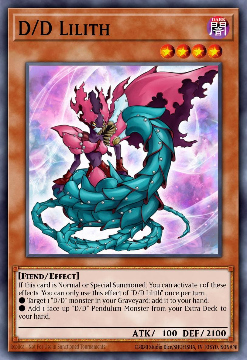 D/D Lilith — Structure Deck: Pendulum Domination Yu-Gi-Oh! card by KAZUKI TAKAHASHI