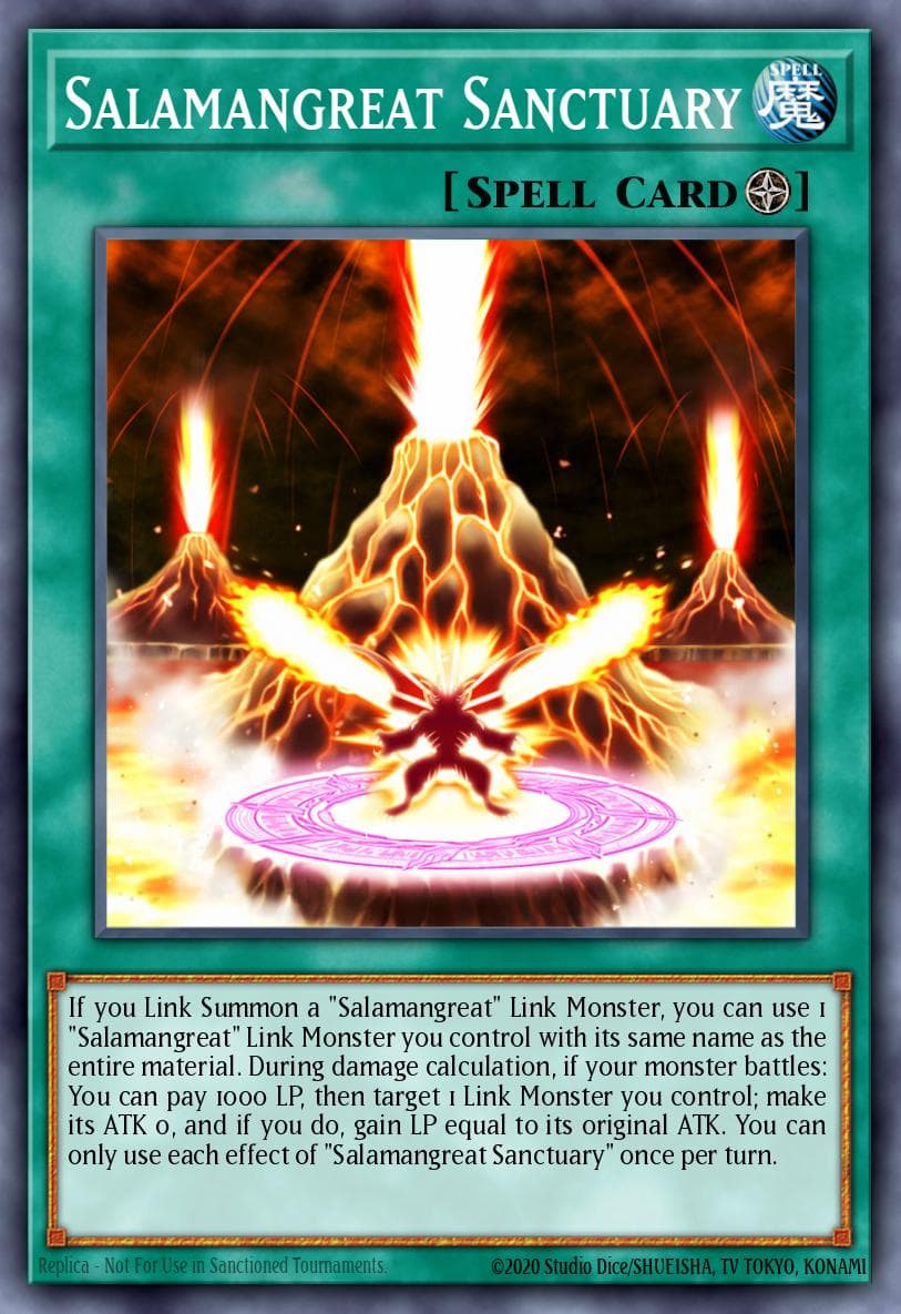 Salamangreat Sanctuary — Structure Deck: Soulburner Yu-Gi-Oh! card by KAZUKI TAKAHASHI