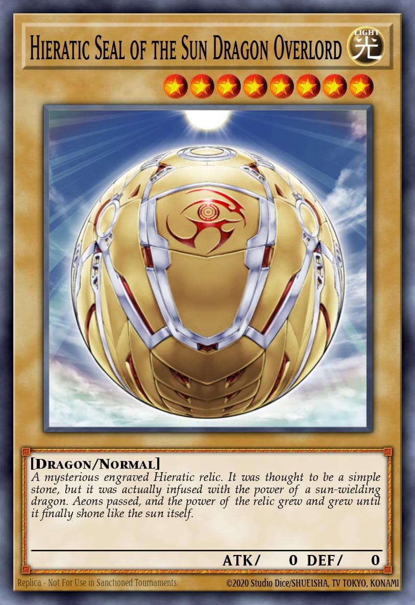 Hieratic Seal of the Sun Dragon Overlord — Galactic Overlord