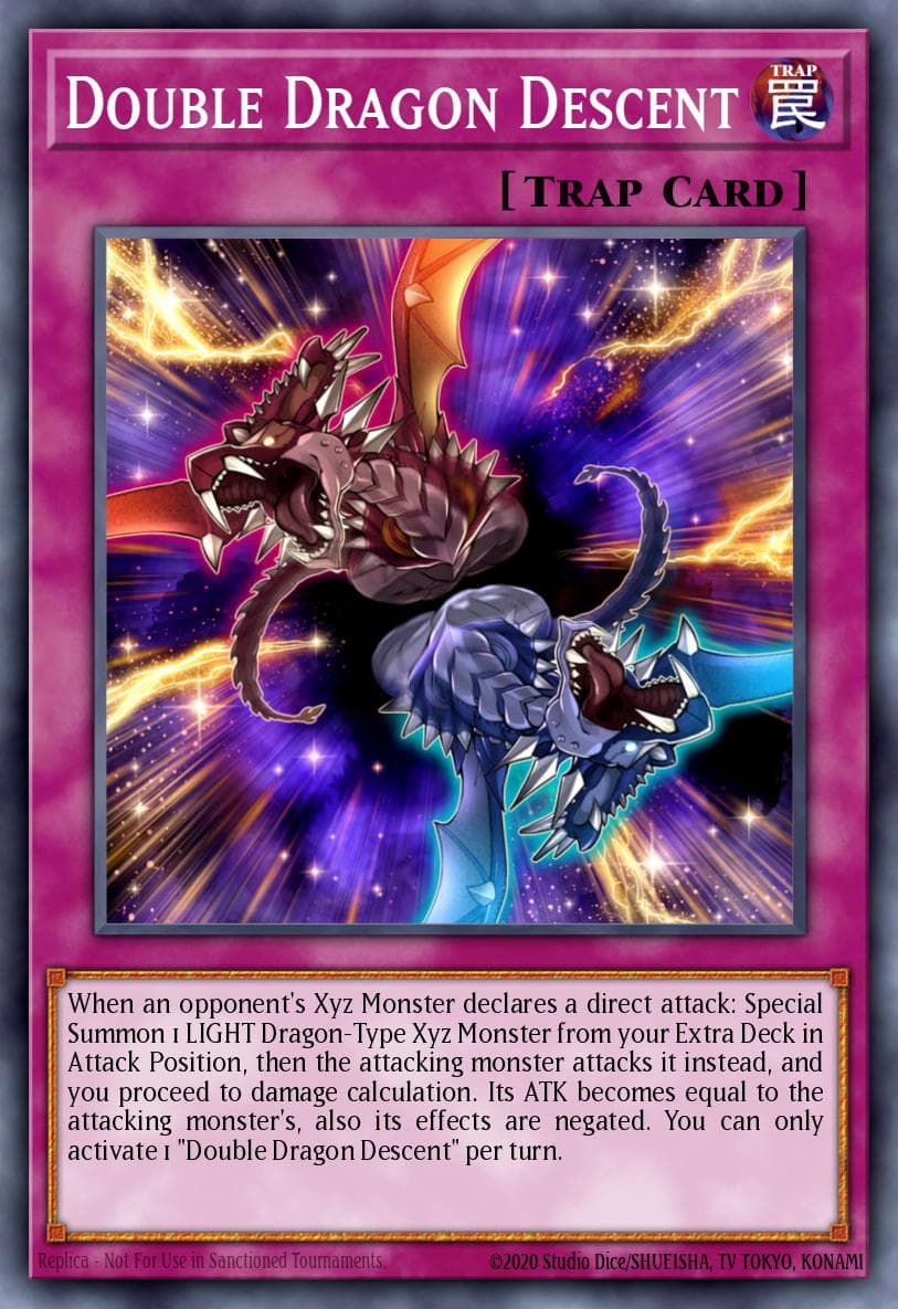 Double Dragon Descent — 2015 Mega-Tins Mega Pack Yu-Gi-Oh! card by KAZUKI TAKAHASHI