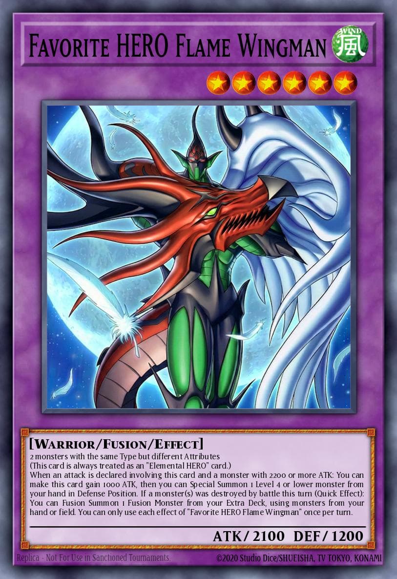 Favorite HERO Flame Wingman — ygo-unknown