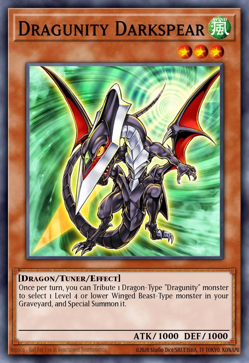 Dragunity Darkspear — Yu-Gi-Oh! card