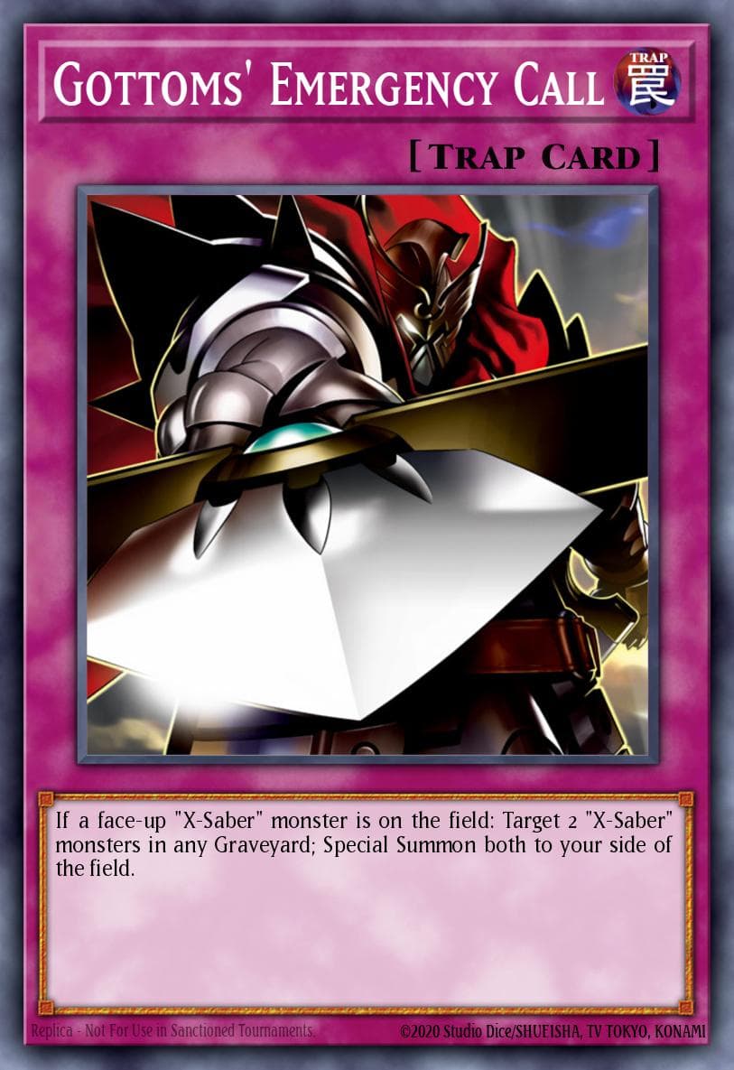 Gottoms' Emergency Call — Yu-Gi-Oh! card