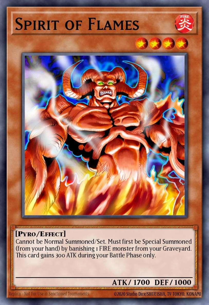 Spirit of Flames — Yu-Gi-Oh! card