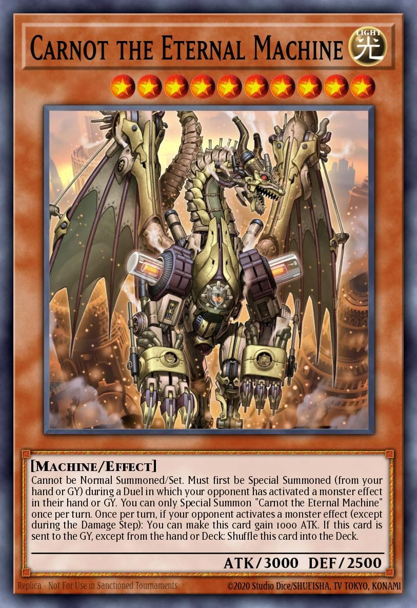 Carnot the Eternal Machine — Phantom Nightmare Yu-Gi-Oh! card by Studio Dice/SHUEISHA, TV TOKYO, KONAMI