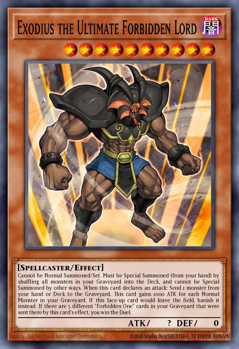 Exodius the Ultimate Forbidden Lord — Yu-Gi-Oh! card