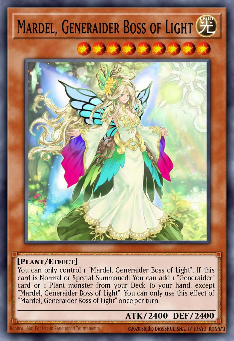 Mardel, Generaider Boss of Light — Yu-Gi-Oh! card