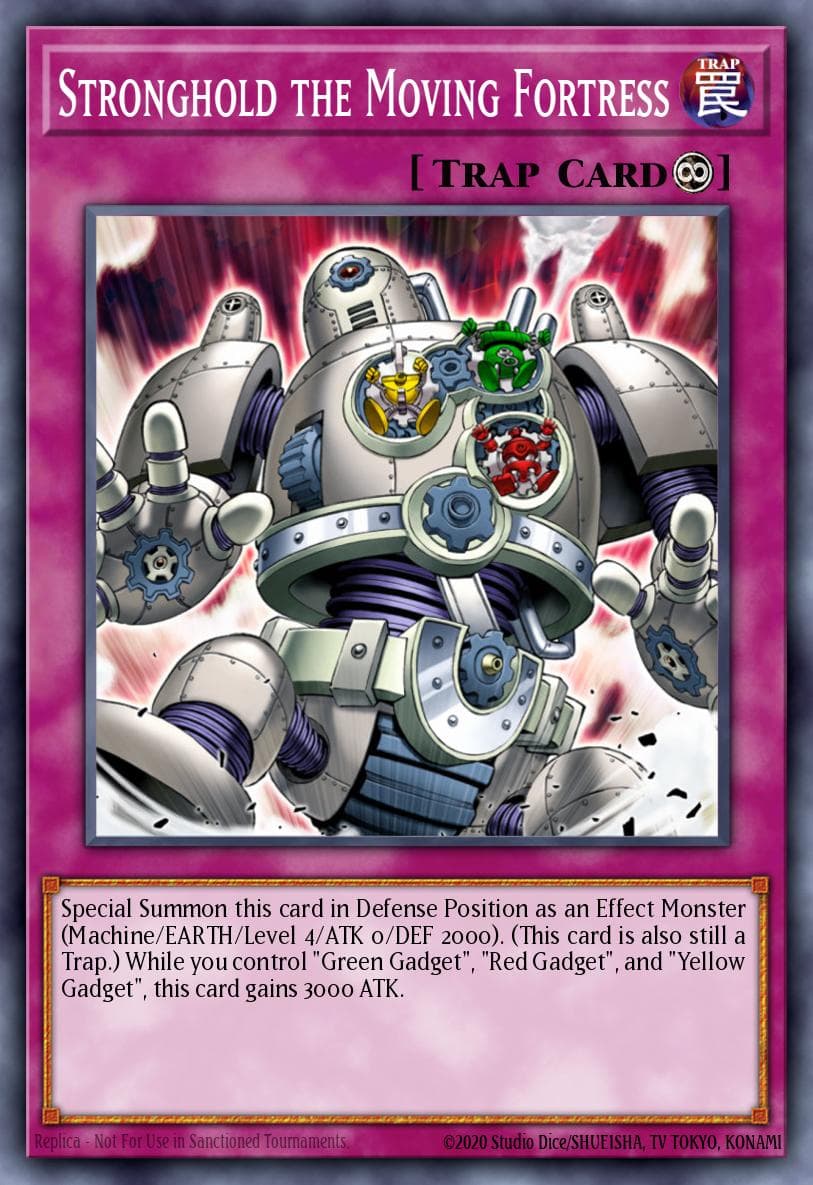 Stronghold the Moving Fortress — Structure Deck: Geargia Rampage Yu-Gi-Oh! card by KAZ