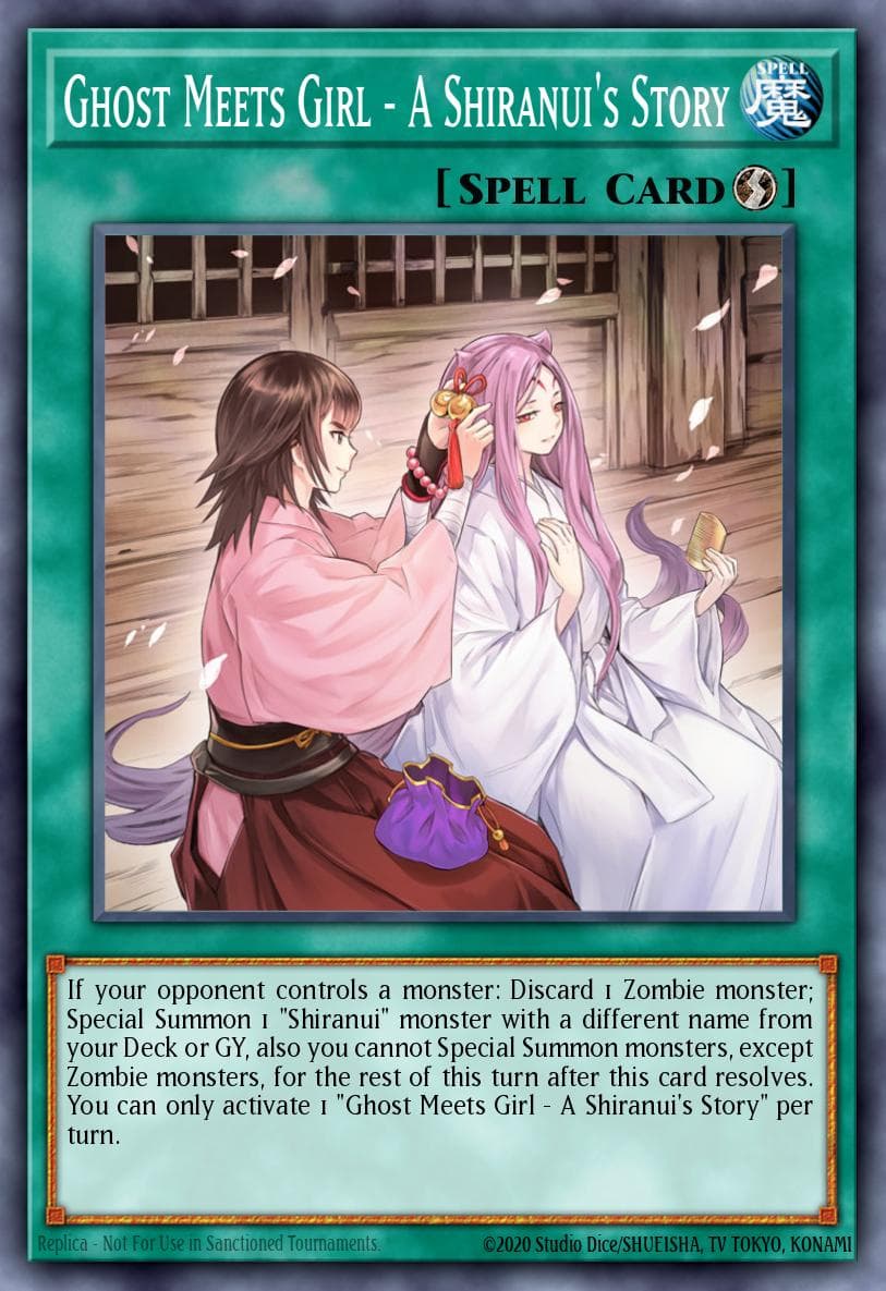 Ghost Meets Girl - A Shiranui's Story — Yu-Gi-Oh! card