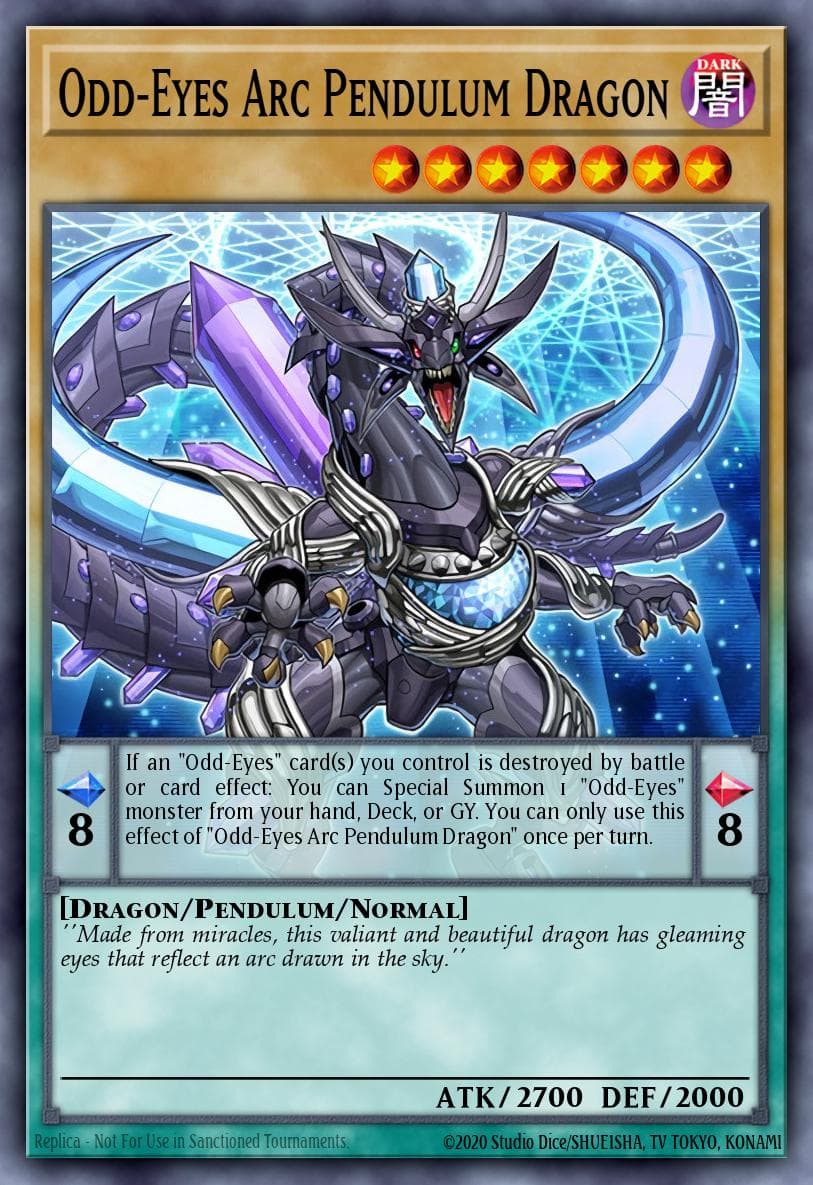 Odd-Eyes Arc Pendulum Dragon — Yu-Gi-Oh! card