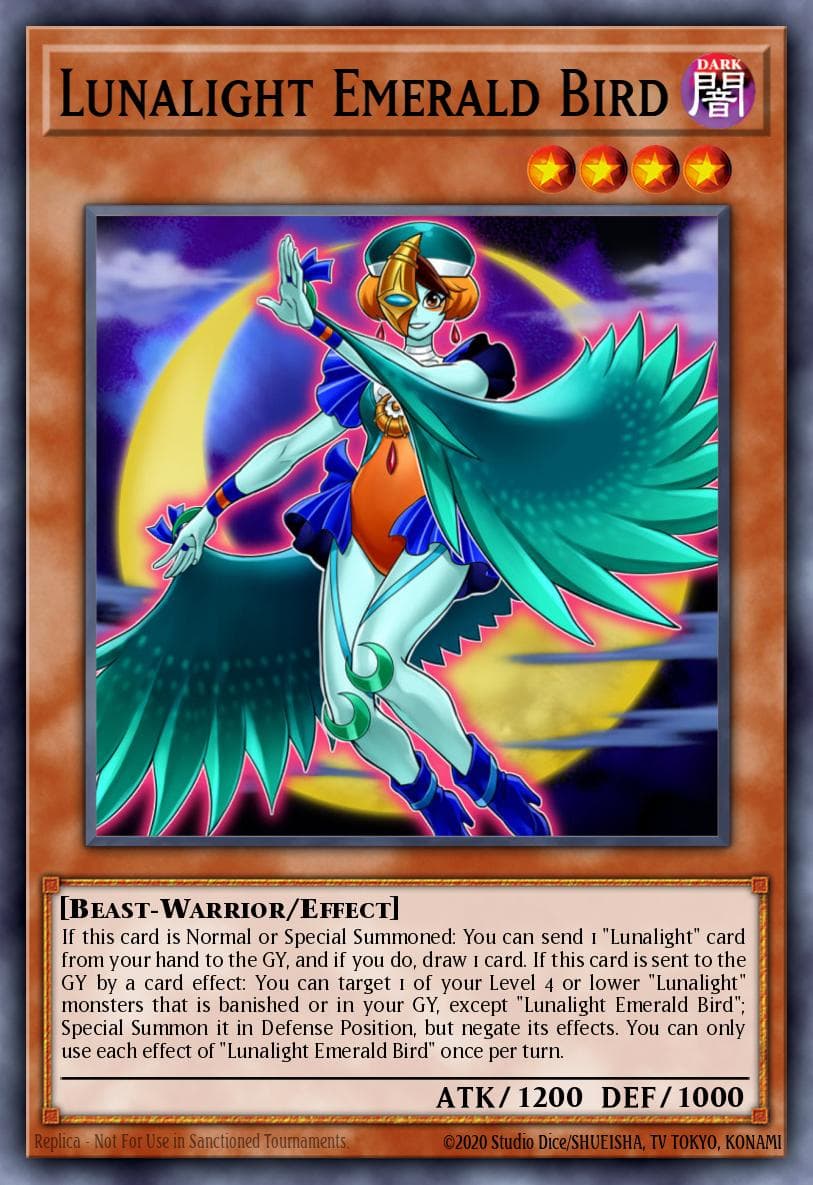Lunalight Emerald Bird — Legendary Duelists: Season 2