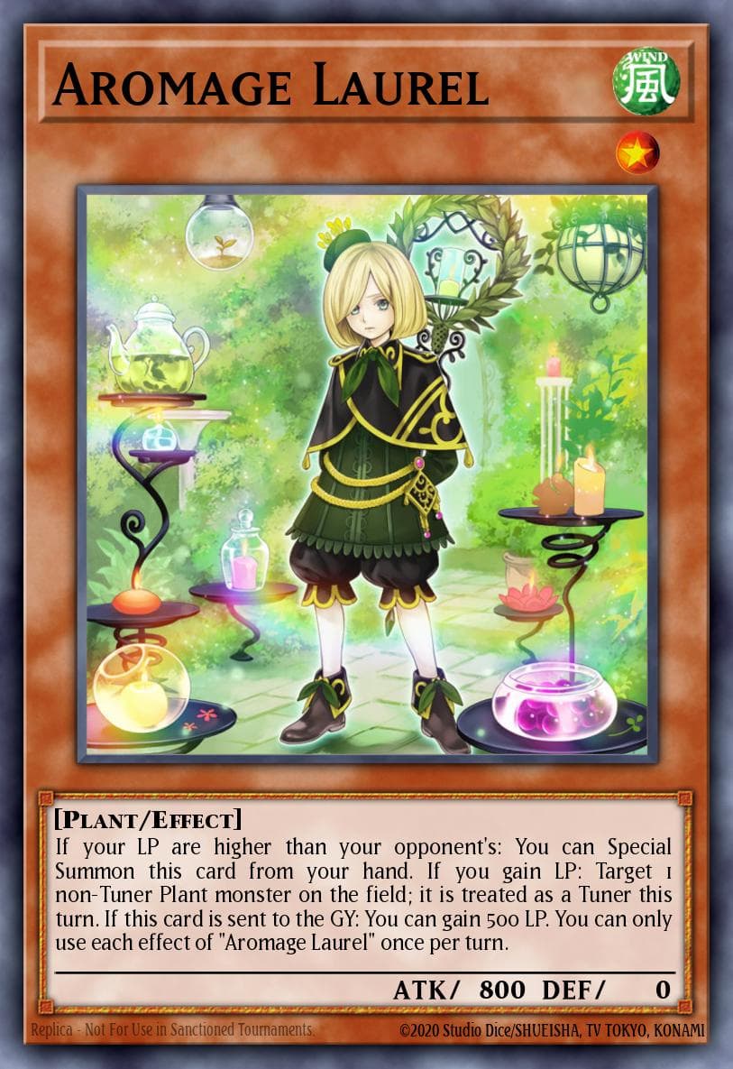Aromage Laurel — Chaos Impact Yu-Gi-Oh! card by KAZUKI TAKAHASHI