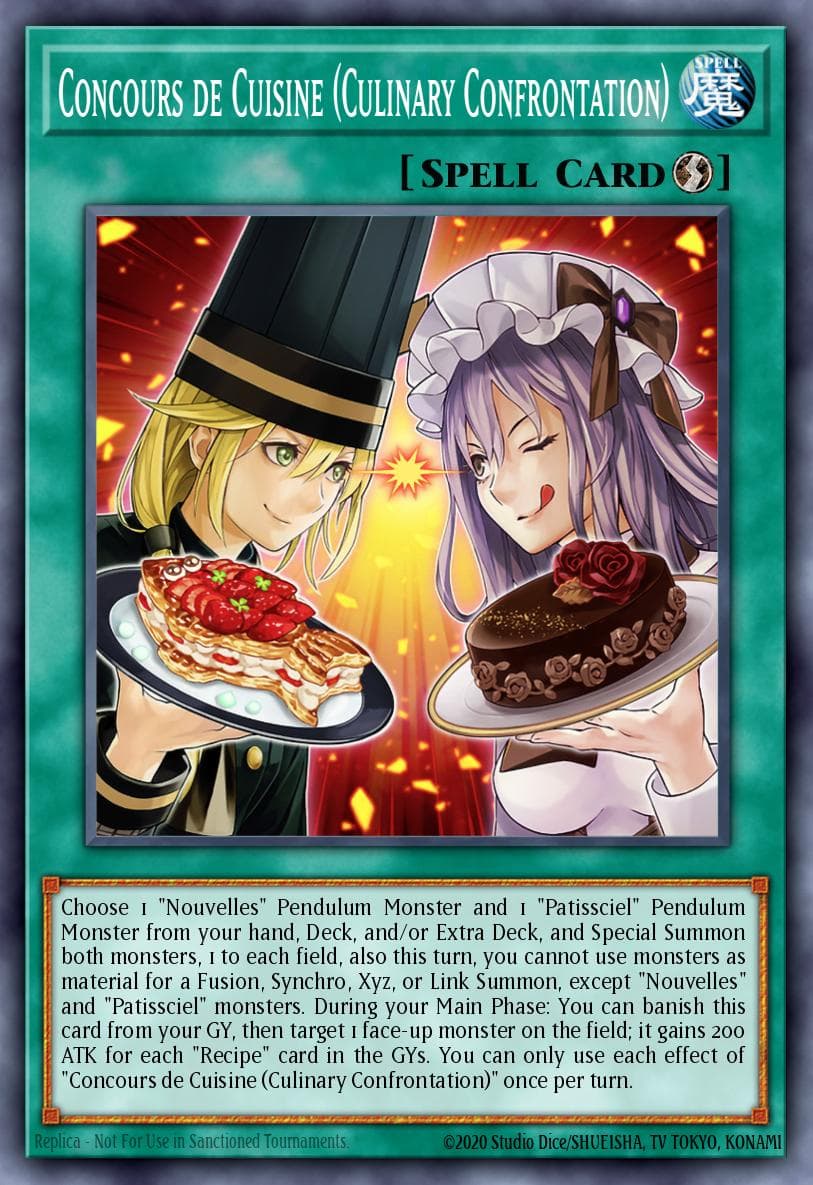 Concours de Cuisine (Culinary Confrontation) — Age of Overlord Yu-Gi-Oh! card by AGOV-EN004