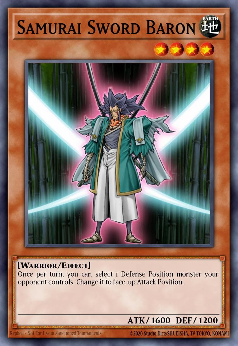 Samurai Sword Baron — Yu-Gi-Oh! Video Game Promotional Cards