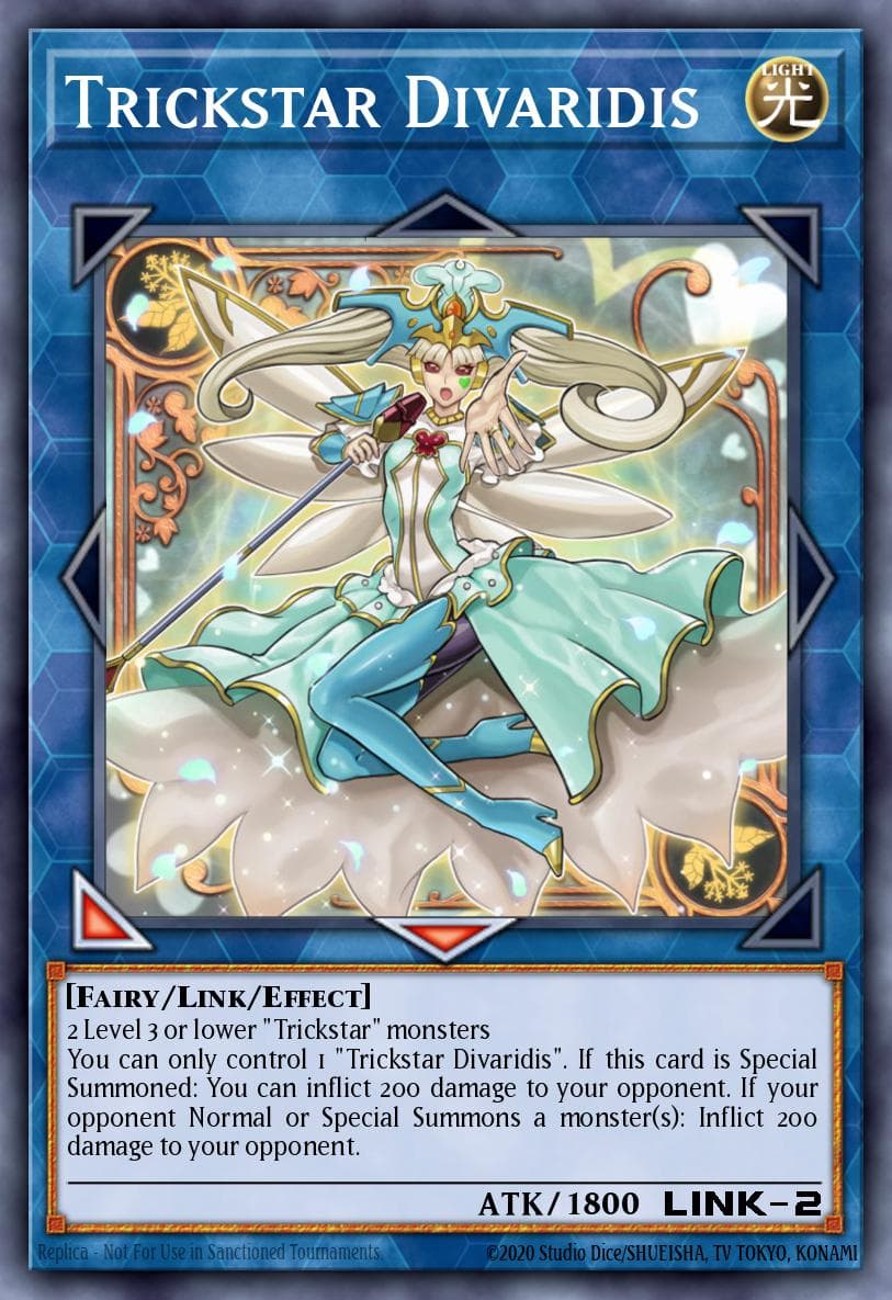Trickstar Divaridis — Yu-Gi-Oh! card