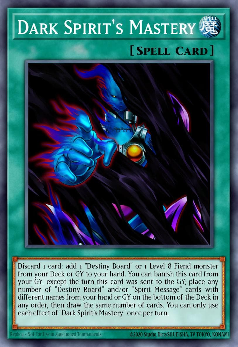 Dark Spirit's Mastery — Speed Duel: Battle City Finals