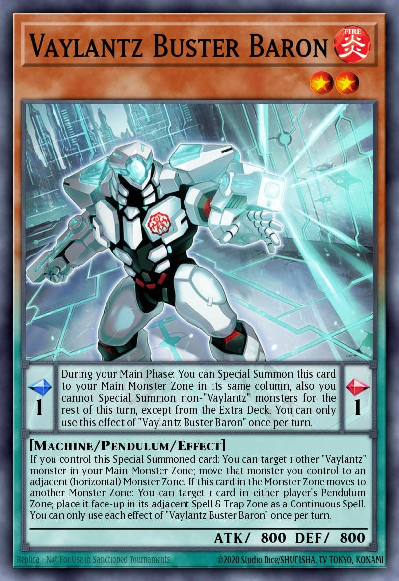 Vaylantz Buster Baron — Tactical Masters