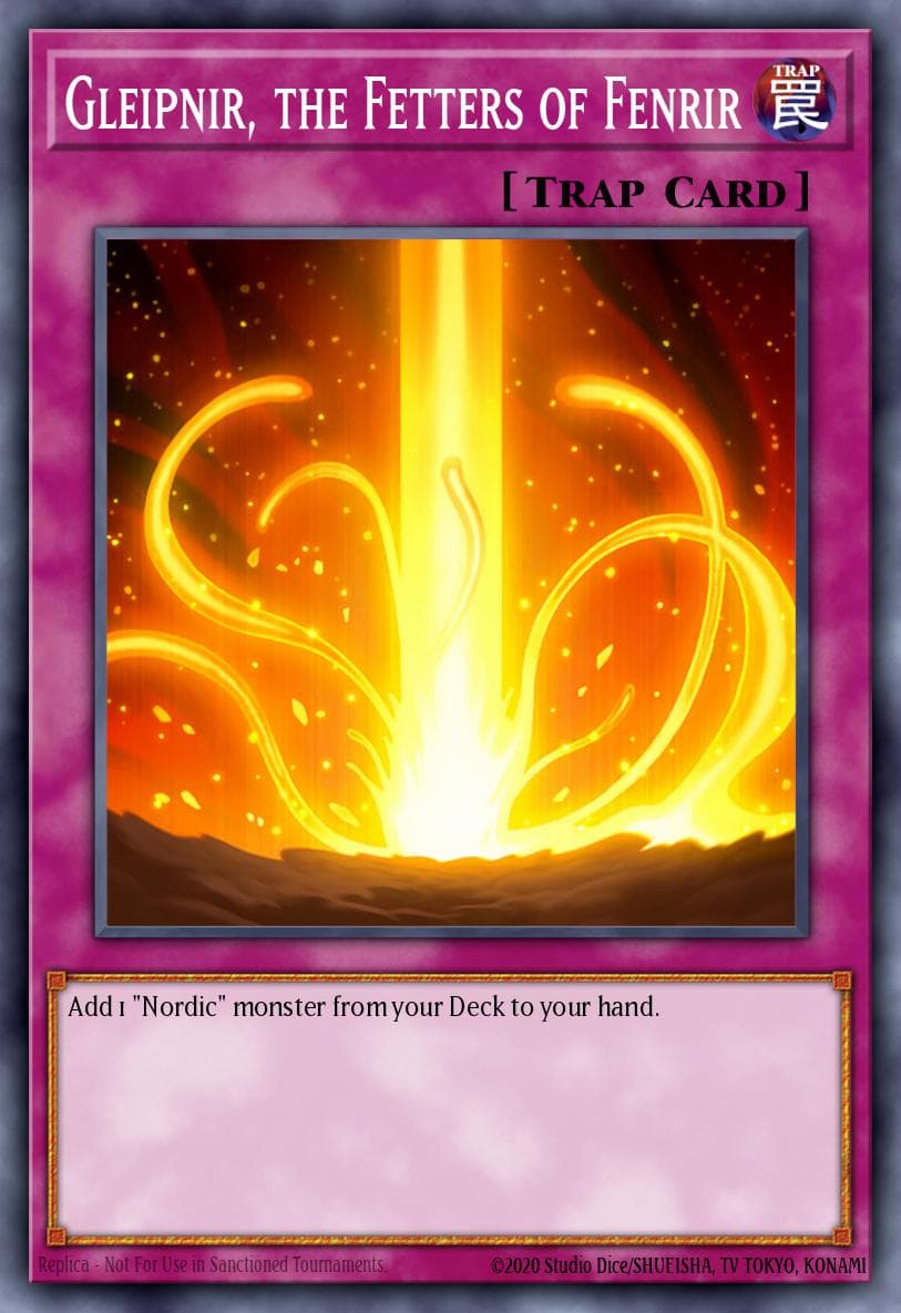 Gleipnir, the Fetters of Fenrir — Legendary Hero Decks Yu-Gi-Oh! card by KAZUKI TAKAHASHI