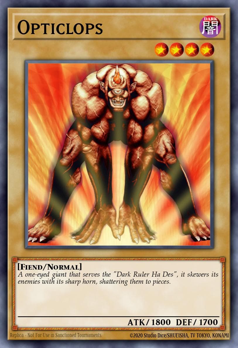 Opticlops — Yu-Gi-Oh! card