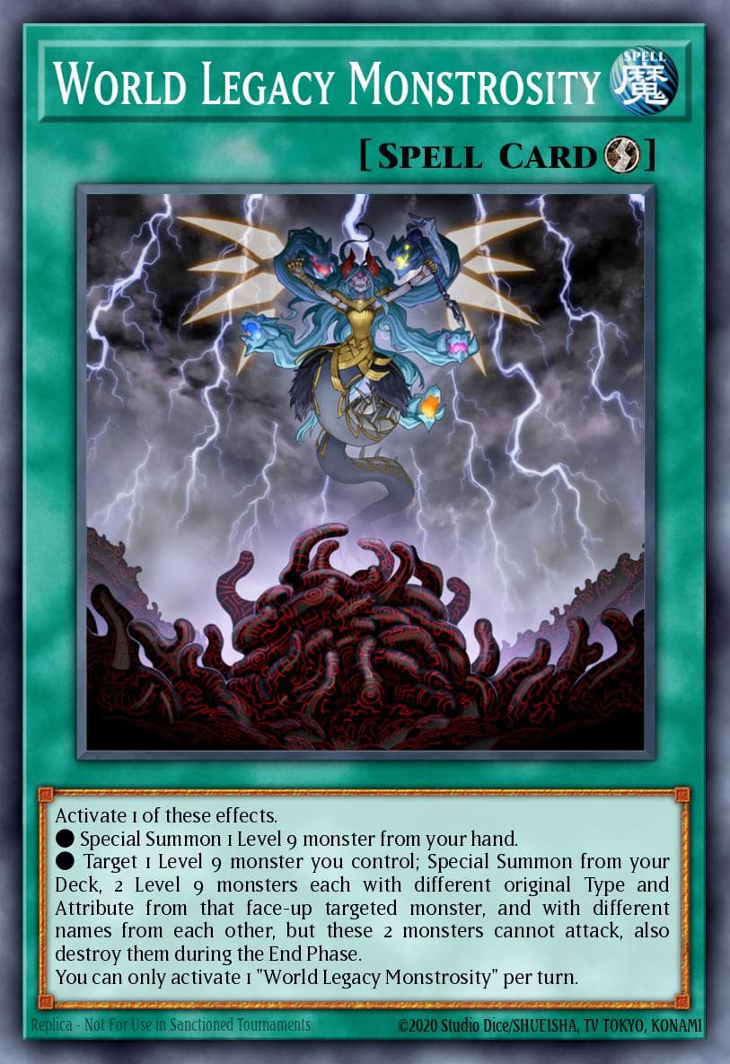 World Legacy Monstrosity — 2020 Tin of Lost Memories Mega Pack