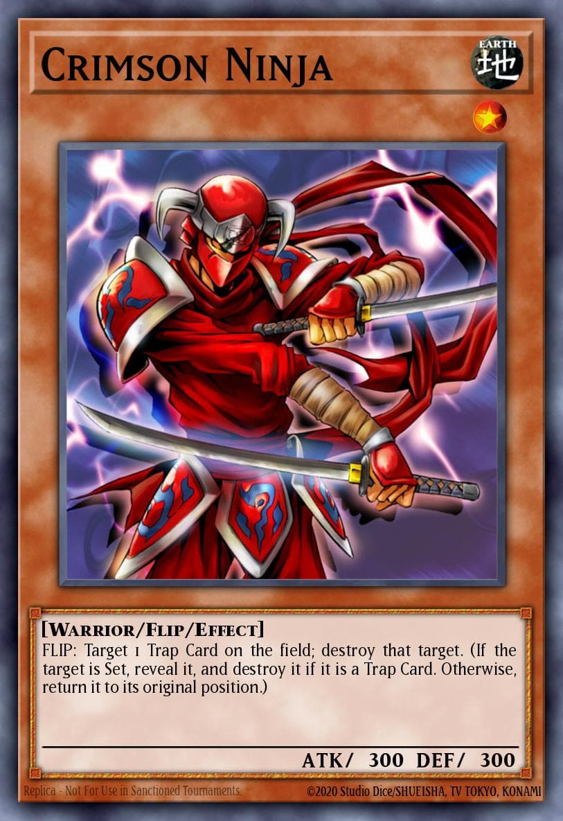 Crimson Ninja — Dark Revelation Volume 2 Yu-Gi-Oh! card by KAZUKI TAKAHASHI