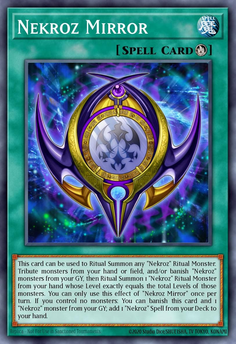 Nekroz Mirror — Duel Power Yu-Gi-Oh! card by KAZUKI TAKAHASHI