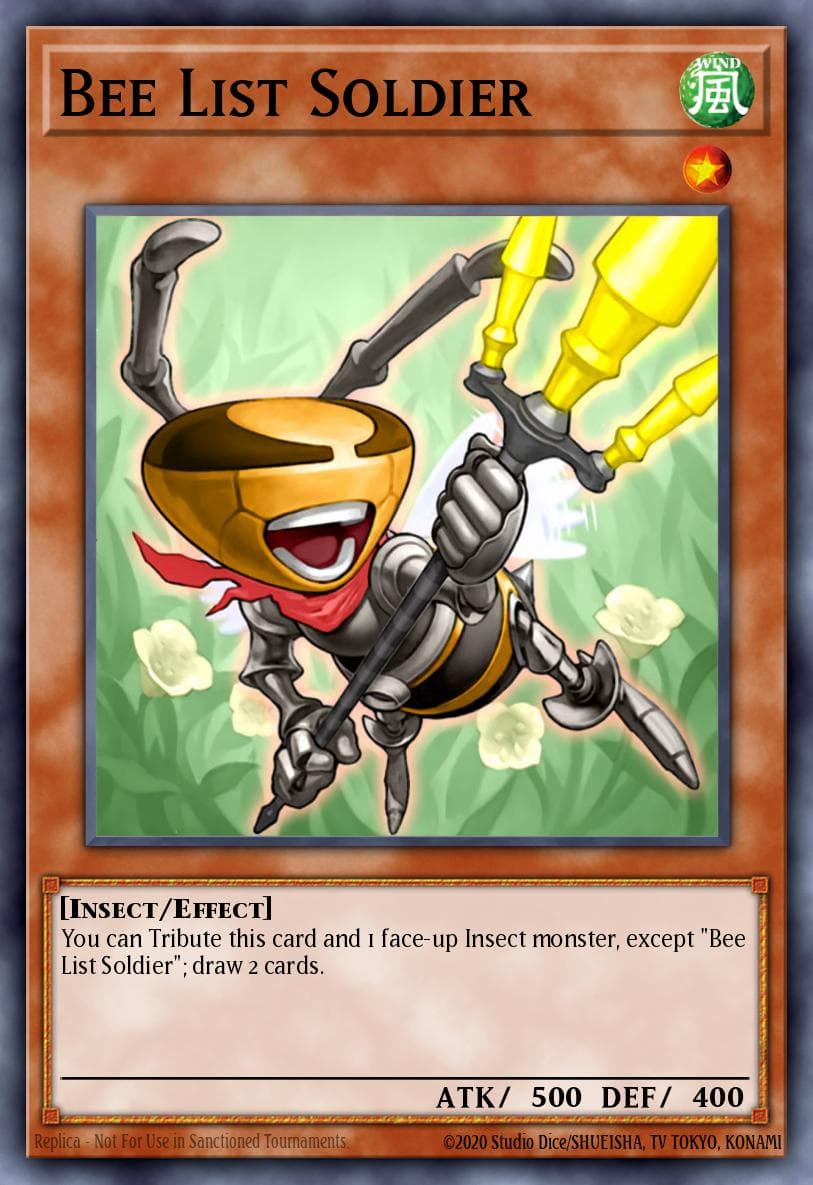 Bee List Soldier — Speed Duel Decks: Ultimate Predators Yu-Gi-Oh! card by KAZUKI TAKAHASHI