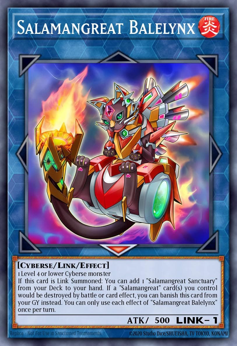 Salamangreat Balelynx — Yu-Gi-Oh! card